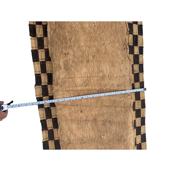 Antique Tribal Skirt Mens African Bark Textiles Kuba Dance - Picture 15 of 16